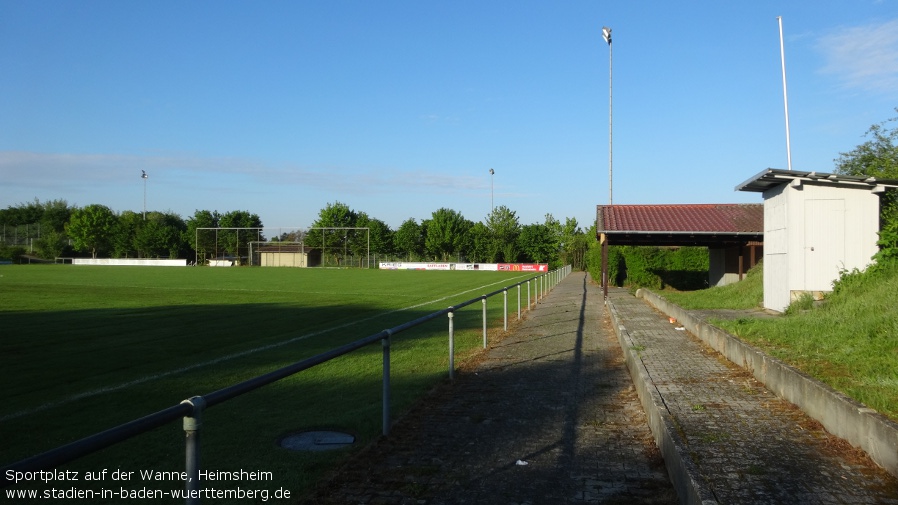 Heimsheim, Sportplatz auf der Wanne