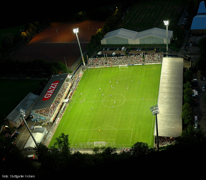 GAZI-Stadion auf der Waldau (ehemals Waldau-Stadion, Kirckers-Platz), Stuttgart