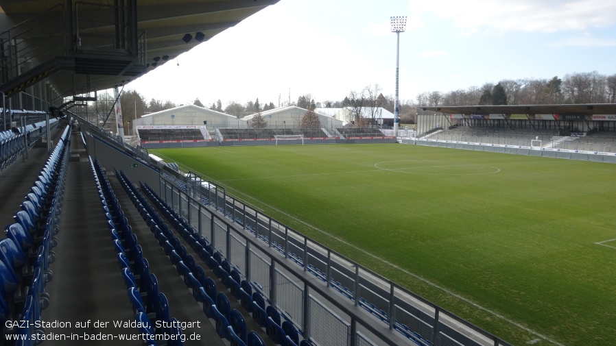 GAZI-Stadion auf der Waldau (ehemals Waldau-Stadion, Kirckers-Platz), Stuttgart