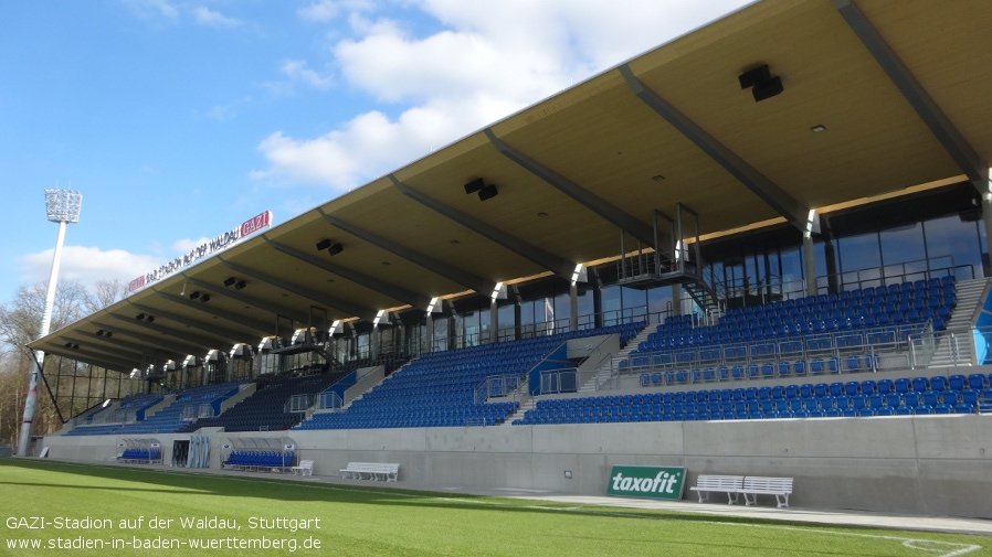 GAZI-Stadion auf der Waldau (ehemals Waldau-Stadion, Kirckers-Platz), Stuttgart