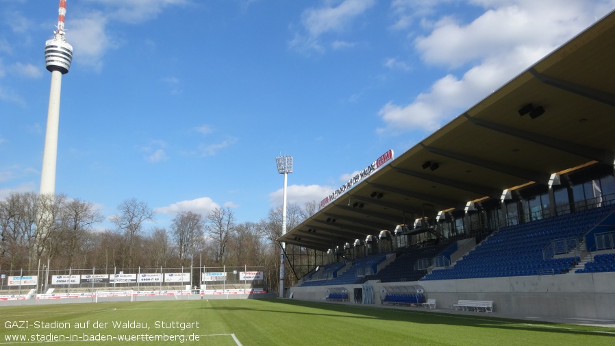 GAZI-Stadion auf der Waldau (ehemals Waldau-Stadion, Kirckers-Platz), Stuttgart