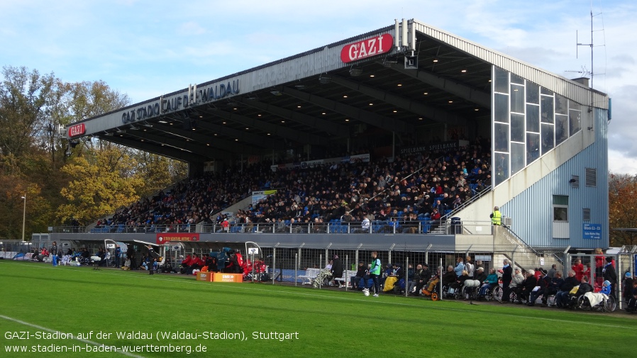 GAZI-Stadion auf der Waldau (ehemals Waldau-Stadion, Kirckers-Platz), Stuttgart