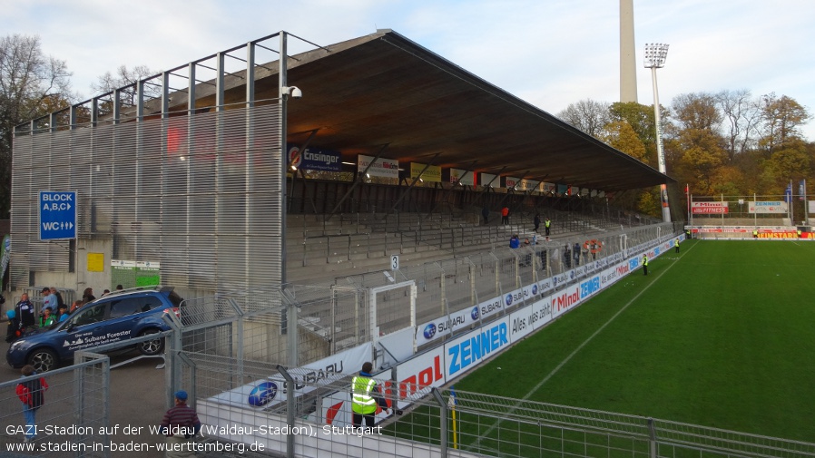 GAZI-Stadion auf der Waldau (ehemals Waldau-Stadion, Kirckers-Platz), Stuttgart