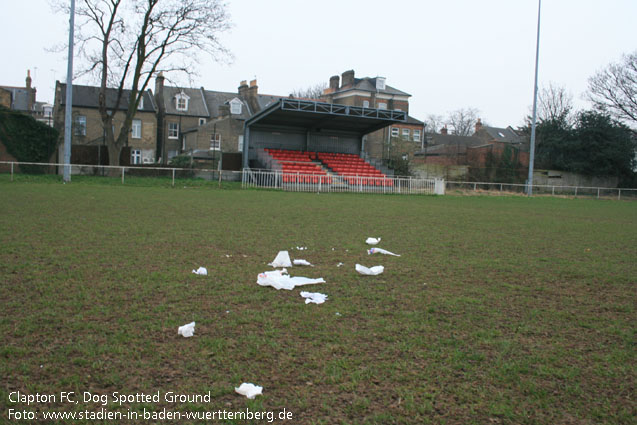 The old spotted Dog Ground, Clapton FC