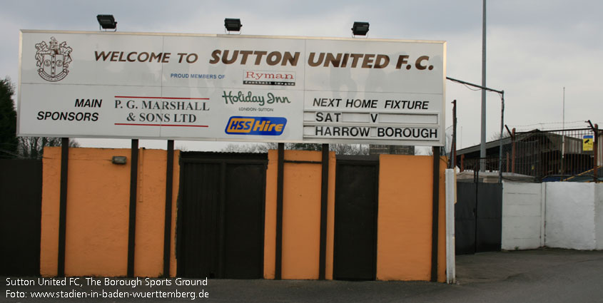 The Borough Sports Ground, Sutton United